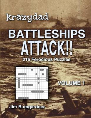 Book cover for Krazydad Battleships Attack!! Volume 1