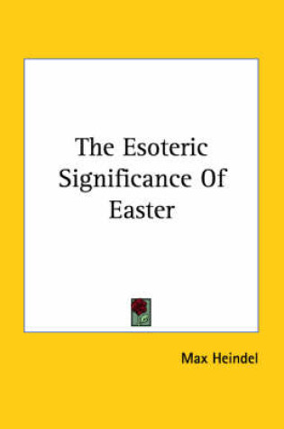 Cover of The Esoteric Significance of Easter