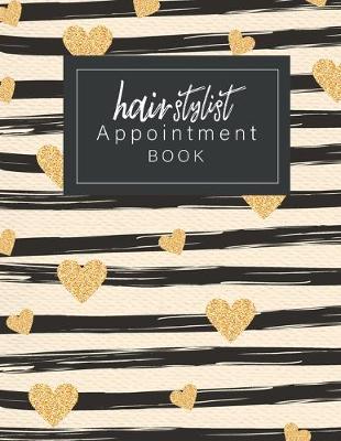 Book cover for Appointment book hair stylist