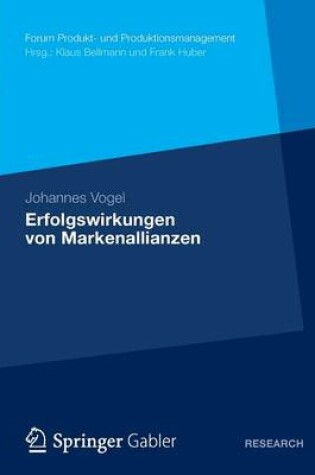 Cover of Erfolgswirkungen von Markenallianzen