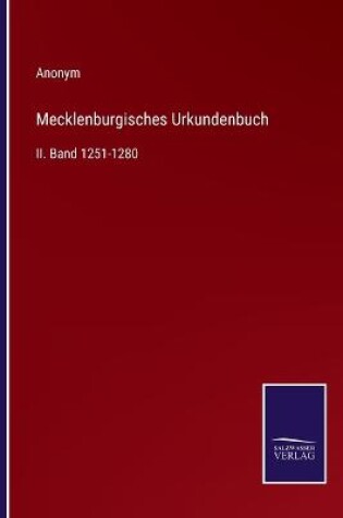 Cover of Mecklenburgisches Urkundenbuch