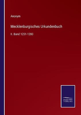 Book cover for Mecklenburgisches Urkundenbuch