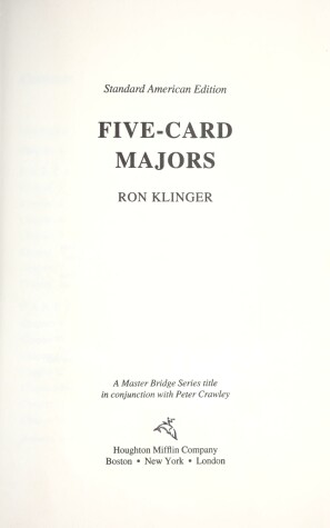 Book cover for 5-Card Majors