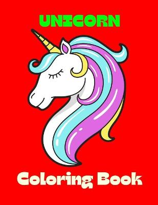 Book cover for Unicorn Coloring Book