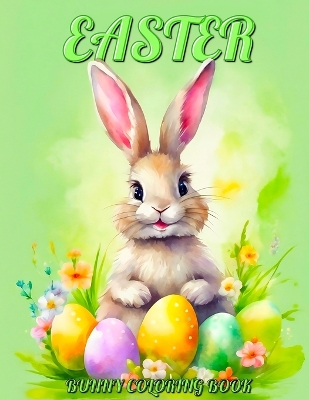 Book cover for Easter Bunny Coloring Book