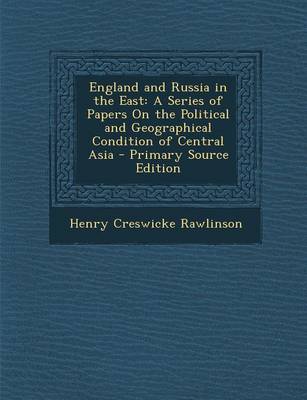 Book cover for England and Russia in the East