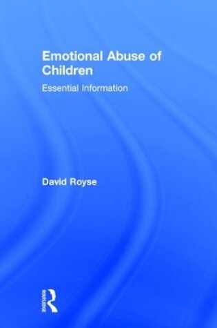 Cover of Emotional Abuse of Children