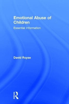 Book cover for Emotional Abuse of Children