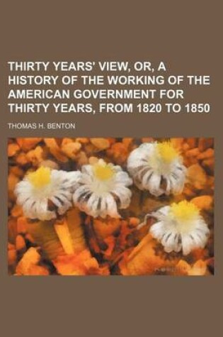 Cover of Thirty Years' View, Or, a History of the Working of the American Government for Thirty Years, from 1820 to 1850