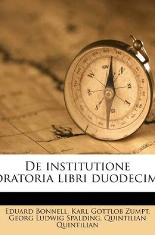 Cover of de Institutione Oratoria Libri Duodecim;