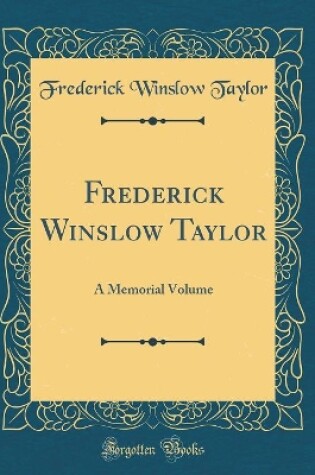 Cover of Frederick Winslow Taylor