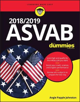 Book cover for 2018 / 2019 ASVAB For Dummies