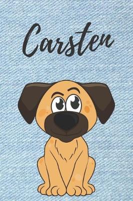 Book cover for Carsten personalisiertes Notizbuch Hunde / Buch / Malbuch / Kritzelbuch / Tagebuch / Journal / DIN A5 / Geschenke