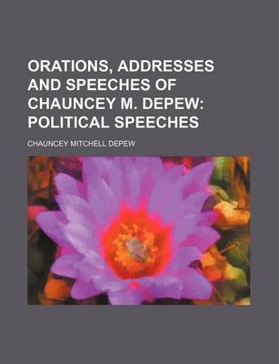 Book cover for Political Speeches Volume 6