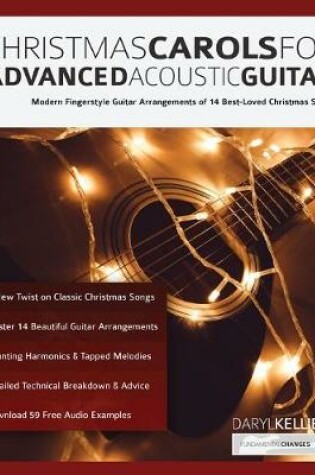 Cover of Christmas Carols For Advanced Acoustic Guitar