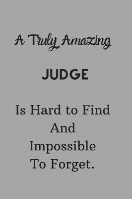 Book cover for A Truly Amazing Judge Is Hard To Find And Impossible To Forget