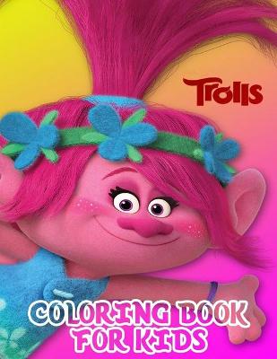 Book cover for Trolls Coloring Book For Kids