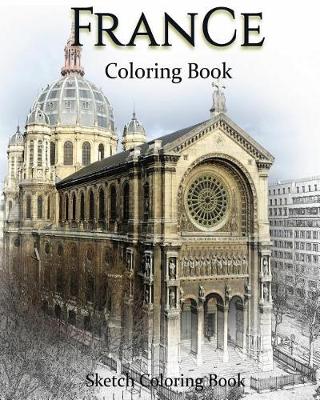 Book cover for France Coloring Book