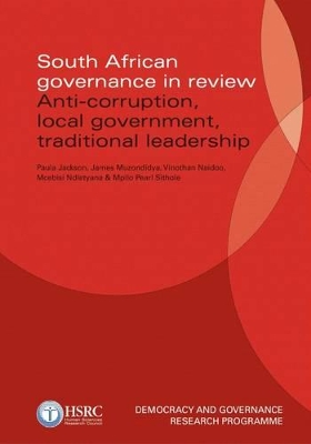 Book cover for South African governance in review