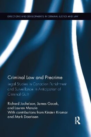 Cover of Criminal Law and Precrime