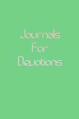 Book cover for Journals For Devotions