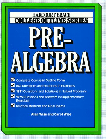 Cover of Pre-Algebra