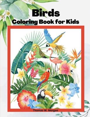 Book cover for Birds Coloring Book for Kids