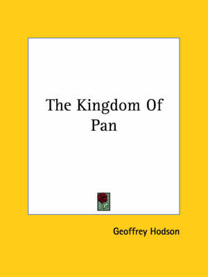 Book cover for The Kingdom of Pan