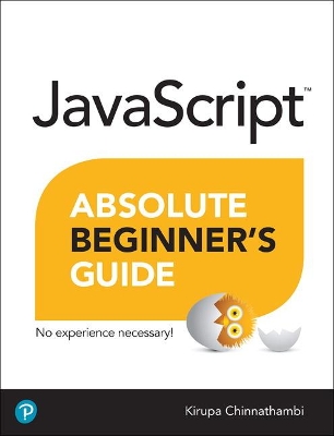 Book cover for JavaScript Absolute Beginner's Guide