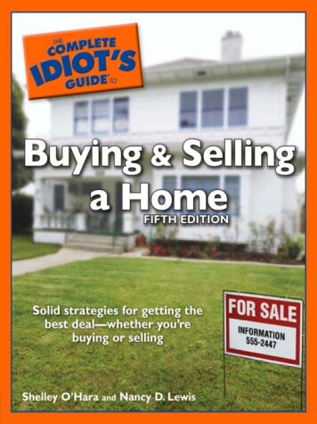 Book cover for Cig to Buying & Selling a Home, 5e