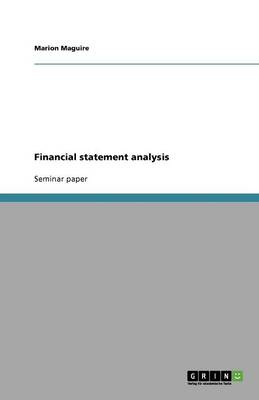 Book cover for Financial Statement Analysis