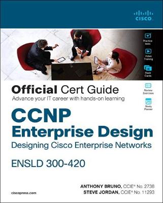 Book cover for CCNP Enterprise Design ENSLD 300-420 Official Cert Guide