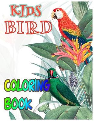 Book cover for Kids Bird Coloring Book