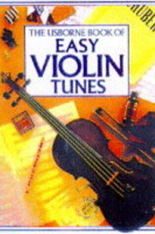 Cover of Usborne Book of Easy Violin Tunes