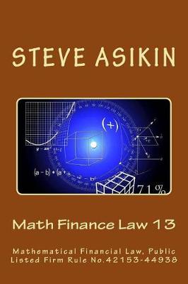 Book cover for Math Finance Law 13