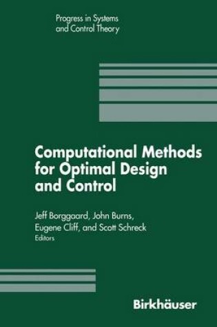 Cover of Computational Methods for Optimal Design and Control
