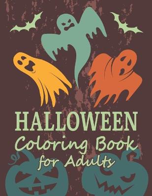 Book cover for Halloween Coloring Book for Adults