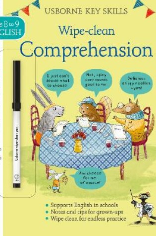 Cover of Wipe-Clean Comprehension 8-9