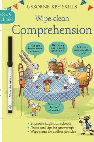 Cover of Wipe-Clean Comprehension 8-9