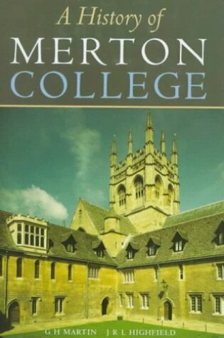 Cover of A History of Merton College