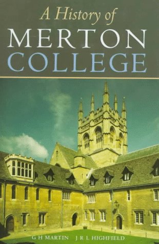 Book cover for A History of Merton College