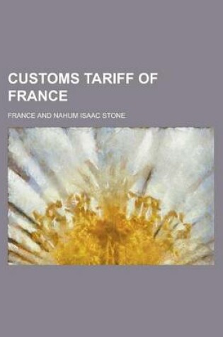 Cover of Customs Tariff of France