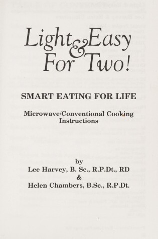 Cover of Light and Easy for Two
