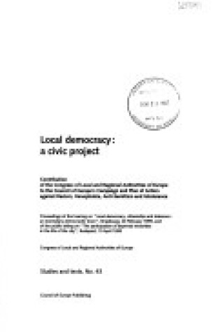 Cover of Local Democracy