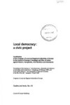 Book cover for Local Democracy