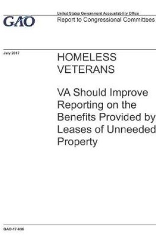 Cover of Homeless Veterans