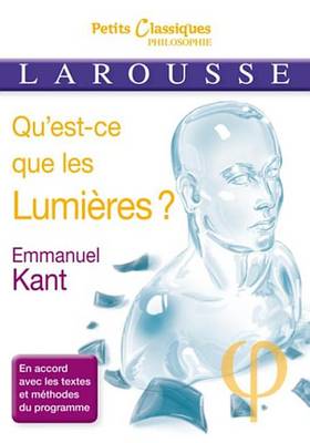 Book cover for Qu'est-Ce Que Les Lumieres ?