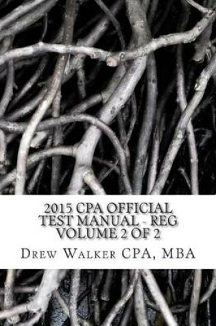 Cover of 2015 CPA Official Test Manual - Reg