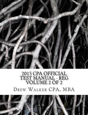Book cover for 2015 CPA Official Test Manual - Reg