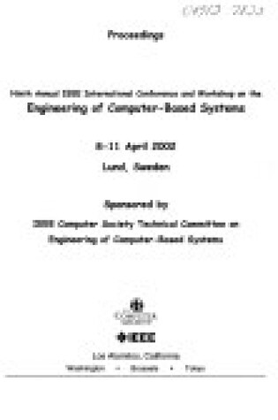 Cover of Engineering of Computer-Based Systems (ECBS 2002)